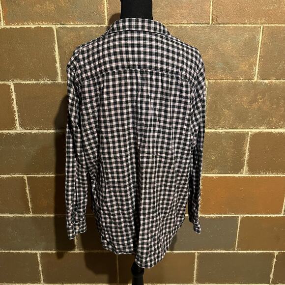 Eddie Bauer Plaid Button Front Light Flannel Shirt Women's Plus 2XL - Picture 5 of 8